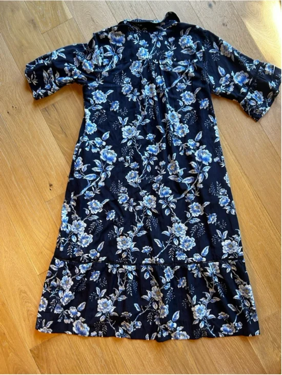 Women's Johnny Was Magnolia Hi Low Floral Midi Dress XL - Picture 5 of 9